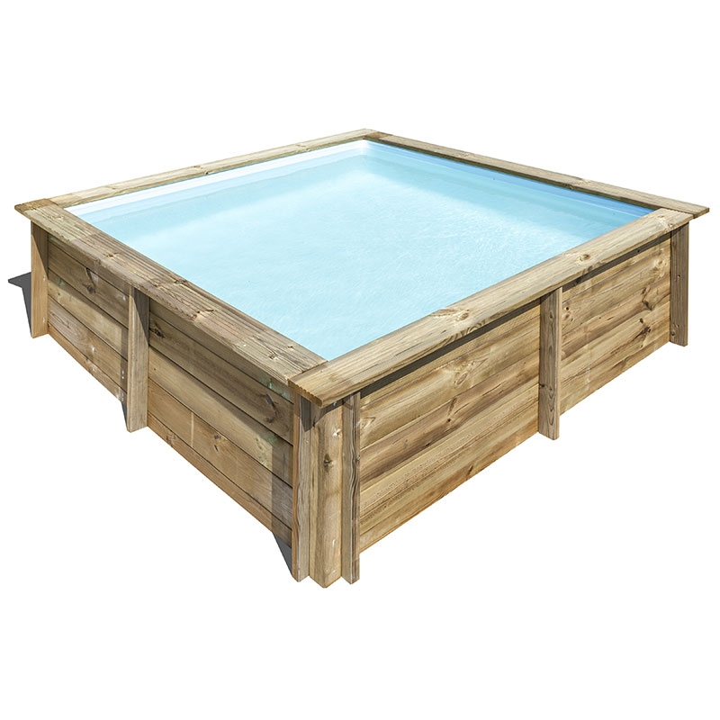 Piscine bois City 2,25 x 2,25 x h0,68m Piscine bois City 2,25 x 2,25 x h0,68m