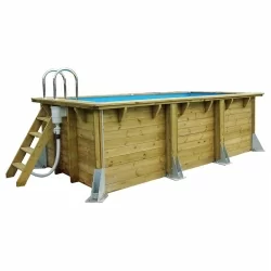 Piscine bois Azura 4,50 x 2,50 x h1,26m Piscine bois Azura 4,50 x 2,50 x h1,26m