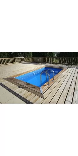 Piscine bois Ubbink 4,50 x 2,50 x h1,26m