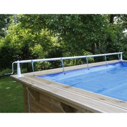 Enrouleur bâche solaire Ubbink LUXE pour piscine hors-sol Ubbink