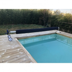 VINGLI 16 FT Solar Pool Cover Reel for Above Ground Swimming Pool Solar  Blanket - Athena OKAS