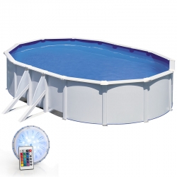 Piscine acier Gre Fidji Plus ovale