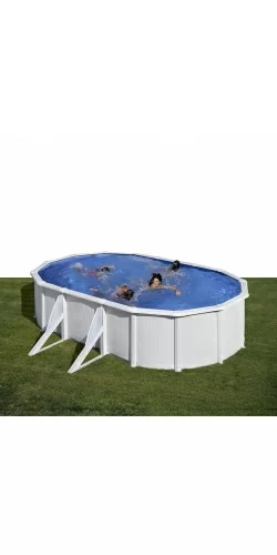 Piscine acier Gre Fidji Plus ovale projecteur offert