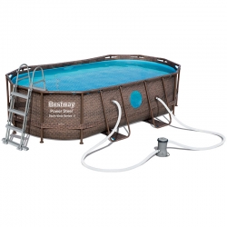 Piscine Bestway Ovale Power Steel Swim Vista 4,27 x 2,50 h1,00m