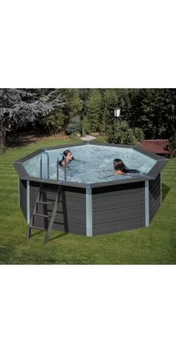 Piscine bois composite Avant Garde Gré 4,10 x h1,24m