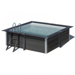 Piscine bois composite Avant Garde Gré 3,26 x 3,26 h0,96m