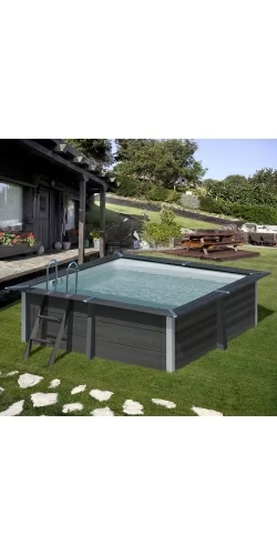 Piscine bois composite Avant Garde Gré 3,26 x 3,26 h0,96m