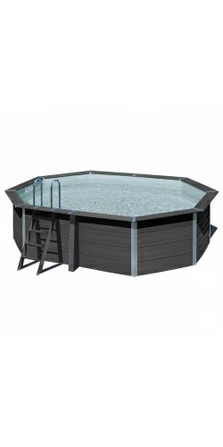 Piscine bois composite Avant Garde Gré 5,24 x 3,86 h1,24m