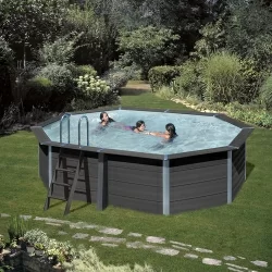 Piscine bois composite Avant Garde Gré 5,24 x 3,86 h1,24m Piscine bois composite Avant Garde Gré 5,24 x 3,86 h1,24m