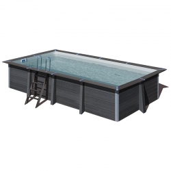 Piscine bois composite Avant Garde Gré 6,06 x 3,26 h1,24m