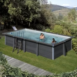 Piscine bois composite Avant Garde Gré 6,06 x 3,26 h1,24m Piscine bois composite Avant Garde Gré 6,06 x 3,26 h1,24m