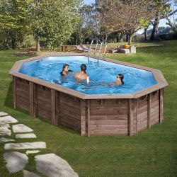 Piscine bois Manon 6,32 x 3,35 x h1,33m