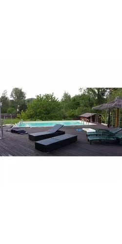 Piscine bois Ubbink Azura 4,30 x 3,00 x h1,26m