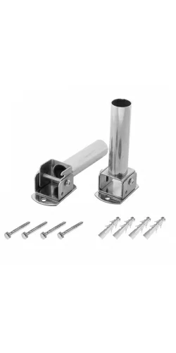 Ancrage articulé pour échelle inox (lot de 2)
