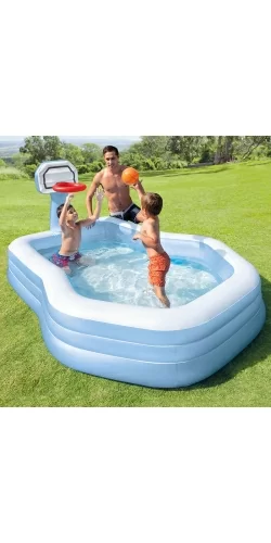 Aire de jeux piscine Intex avec panier de basket