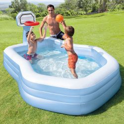 Aire de jeux piscine Intex avec panier de basket