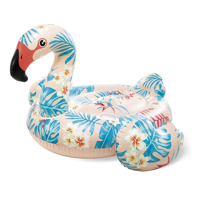 Flotteur Piscine Flamant Rose Géant Gonflable - Jouet D'Été Amusant Pour Toute La Famille