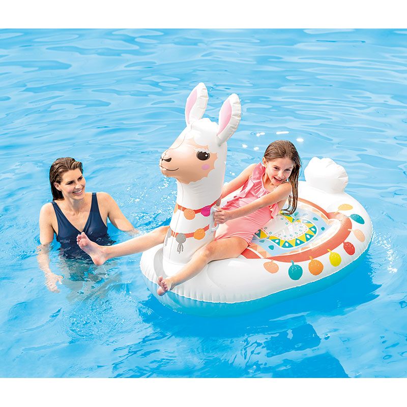 INTEX Moto Chopper Gonflable à Chevaucher – Bouée Piscine Enfant Fun – Moto D'Eau Géante Pour Plage Et Piscine