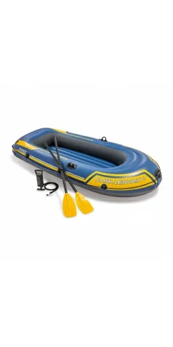 Bateau gonflable Intex Challenger 2 places avec rames et gonfleur