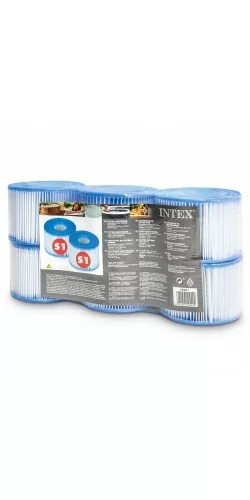 Cartouche Pure Spa Intex S1 (lot de 6)