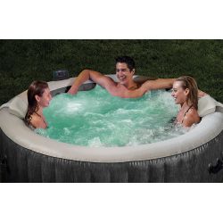 Spa Intex gonflable Baltik bulles 4 places luxe