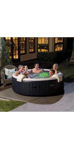 Spa Intex Pure Spa Blue Navy bulles