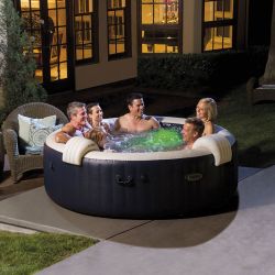 Spa Intex bulles 6 places luxe