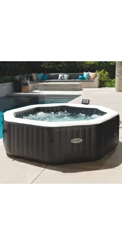Spa Intex Carbone bulles et jets 4 places