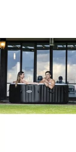 Intex Pure Spa Carbone bulles et jets 4 places