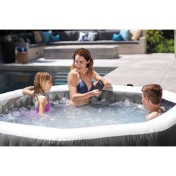 Spa Pure Spa Carbone bulles et jets 4 places