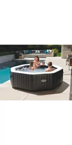 Intex Carbone bulles et jets 4 places