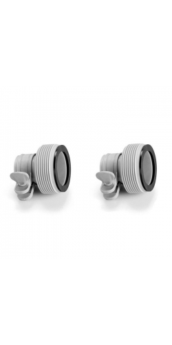 Lot de 2 adaptateurs type A 32-38mm Intex pour tuyau a bague de serrage