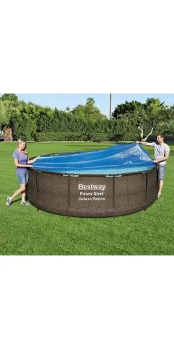 Bâche à bulles pour piscine Bestway Swim Vista