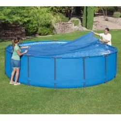 Bâche à bulles pour piscine Bestway ronde Steel Pro Bâche à bulles pour piscine Bestway ronde Steel Pro