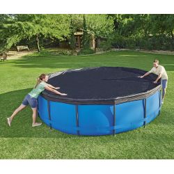 Bâche de protection pour piscine Bestway ronde Steel Pro