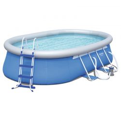 Piscine autoportée Bestway Fast Set ovale 4,88 x 3,05 x h1,07m