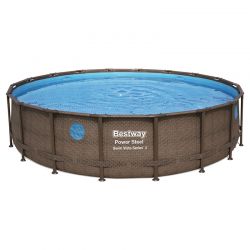 Piscine tubulaire Bestway Ronde Power Steel Swim Vista 5,49 x h1,22m