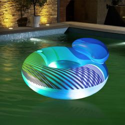 Fauteuil gonflable bouée LED Swim Bright Bestway