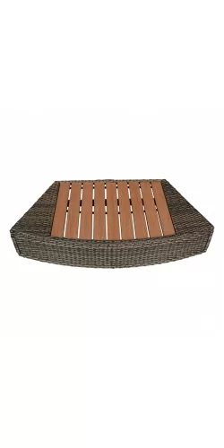 Marchepied avec renfort bois composite pour spa semi-rigide Octopus 4-6 places