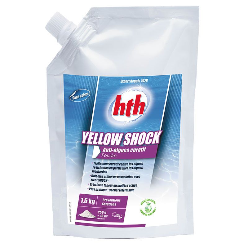 HTH Yellow Shock - anti algue moutarde HTH Yellow Shock - anti algue moutarde