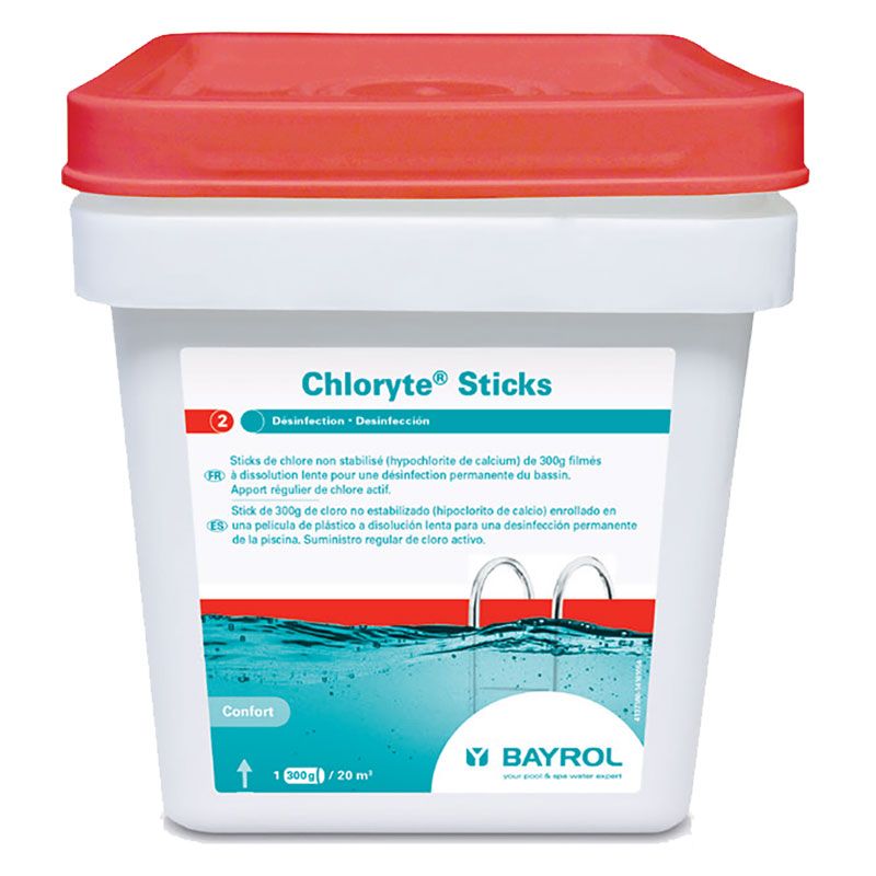 Chloryte Stick Bayrol 4,5kg - chlore lent non stabilisé