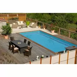 Piscine en bois Evora Sunbay