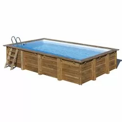 Piscine bois rectangulaire Evora