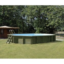 Piscine en bois Sunbay Avocado