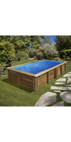 Piscine bois rectangulaire Lemon 3,75 x 2,00 x h0,68m