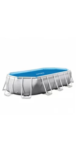 Bâche à bulles pour piscine Intex ovale