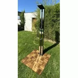 Douche solaire Anais deluxe 38L avec rince pieds et brumisateur