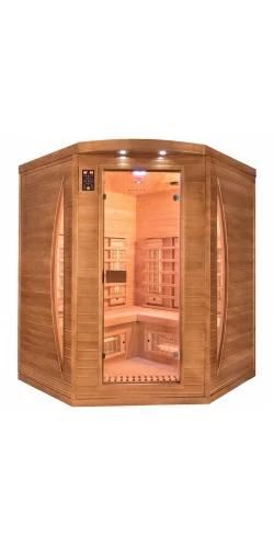 Sauna infrarouge Spectra 3 places angulaire