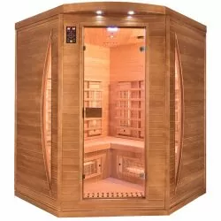 Sauna infrarouge Spectra 3 places angulaire Sauna infrarouge Spectra 3 places angulaire