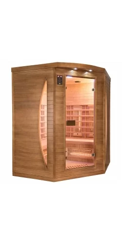 Sauna infrarouge Spectra 3 places angulaire